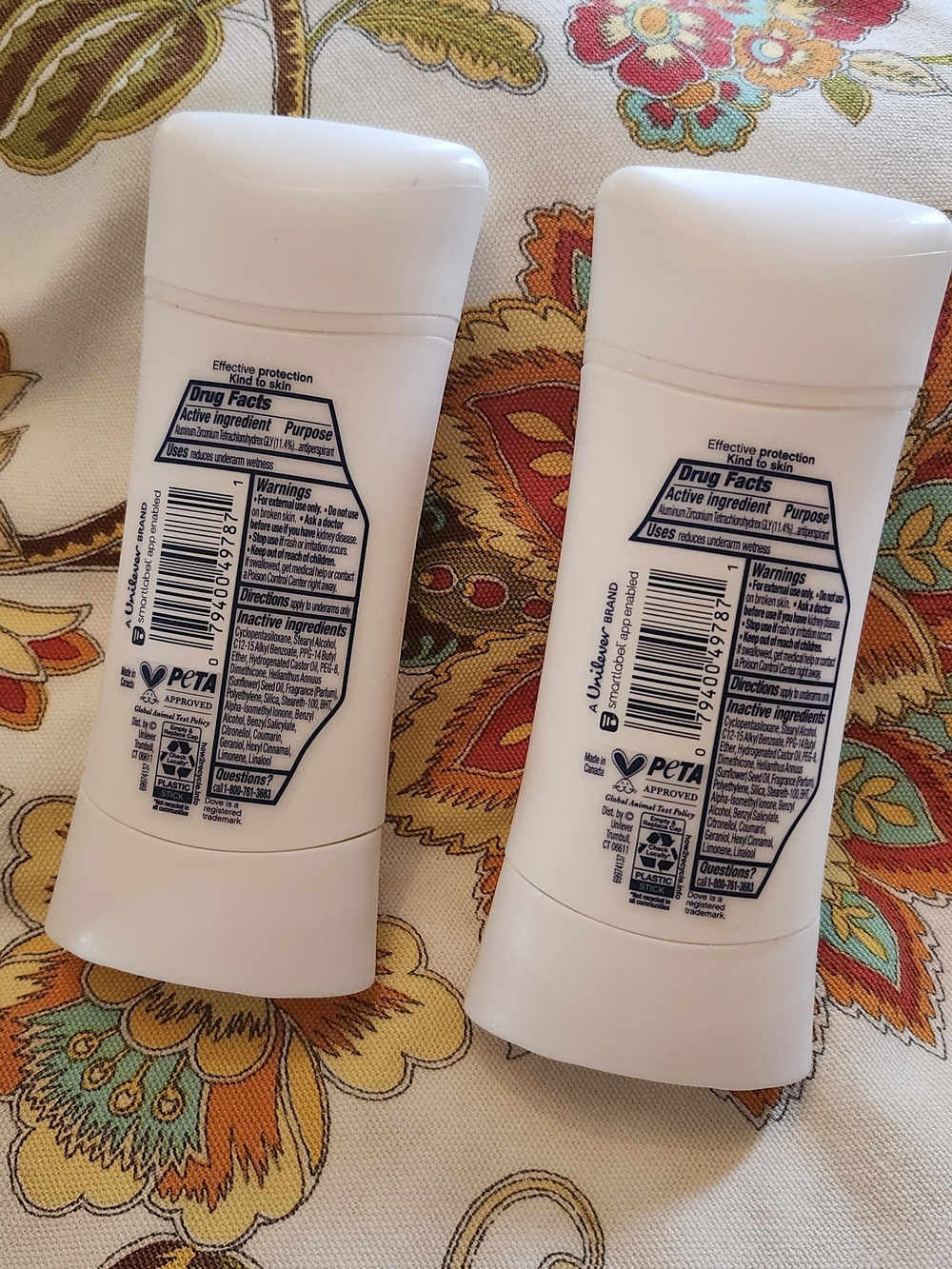 Dove Advanced Care Invisible+ Cucumber & Cactus Water Antiperspirant (Pair) - Picture 2 of 2